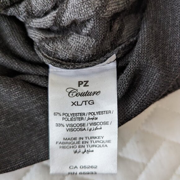 Point Zero Couture Houndstooth V-Neck Sweater in Men's XL - Picture 7 of 7